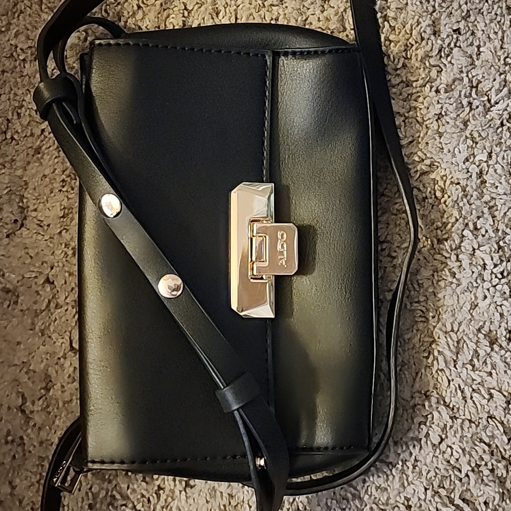 Aldo Crossbody Black Purse
